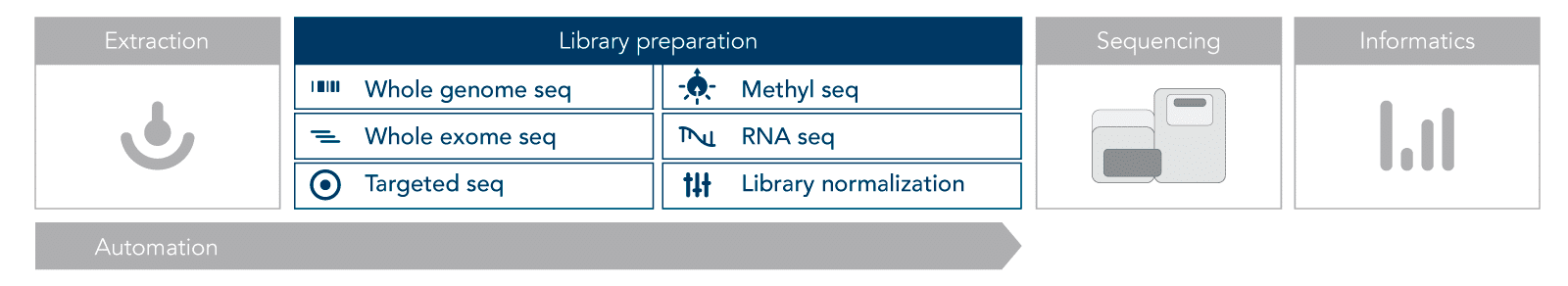 Typical NGS workflow