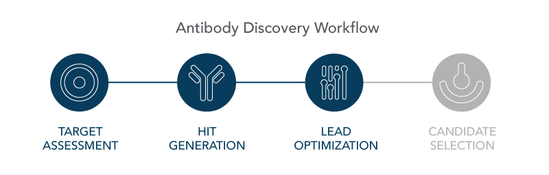 22_SB_DECODED_Antibodies and gBlocks Cell Article Summary icons_800x255 Antibody discovery workflow