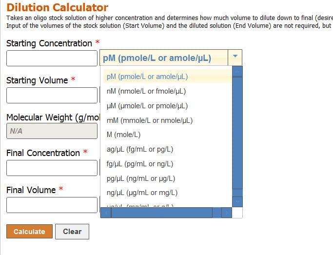 D-OLI12PS-calculators-F3 WebTools Dilution Calc Figure 2B page 11