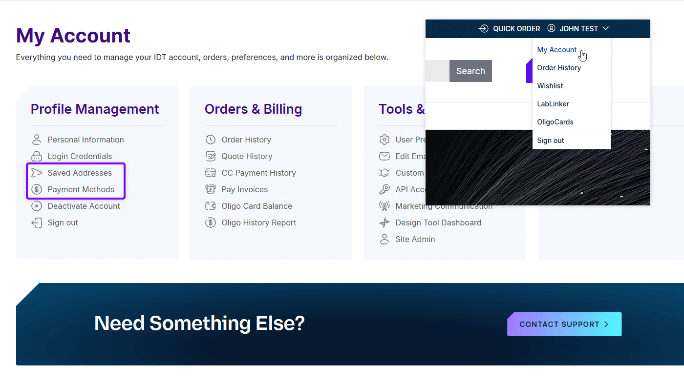 How to create an account