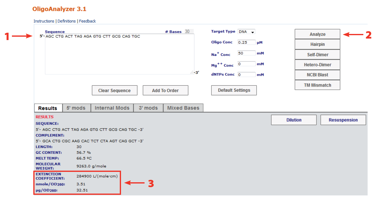 Dna Oligo Molecular Weight Calculator Blog Dandk