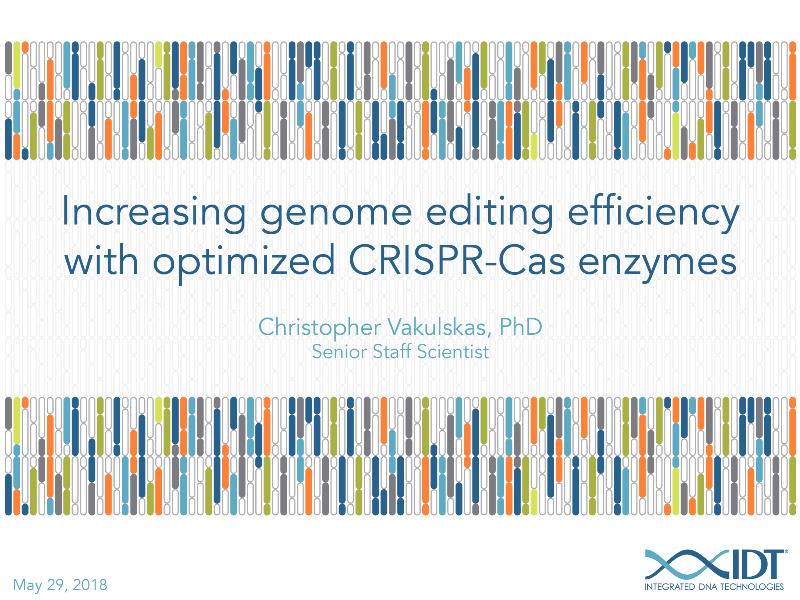 IncreasinggenomeeditingefficiencywithoptimizedCRISPR-Casenzymes